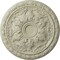 Ekena Millwork Baile Ceiling Medallion (Fits Canopies up to 3 1/4"), Hand-Painted Clear Yellow, 20"OD x 1 5/8"P CM20BLCYF - alternate 1
